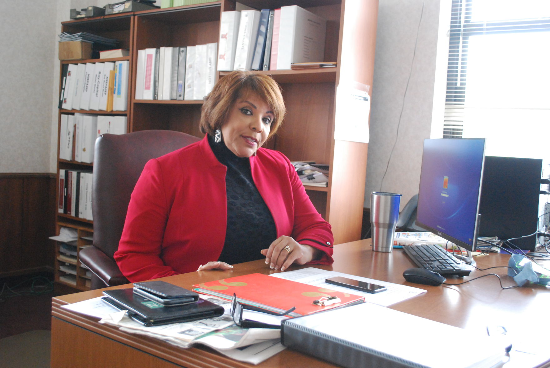 Cynthia Hardy in housing office